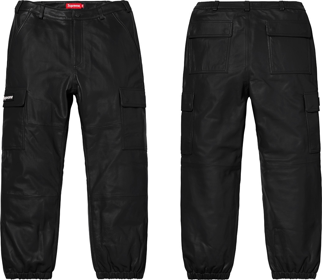 Leather Cargo Pant